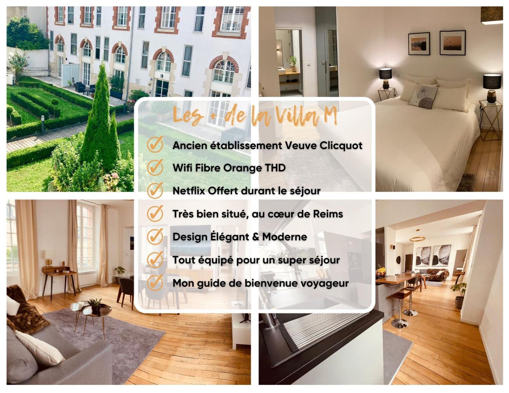 So Guest- Luxueux Appartement, Ancienne Maison De Champagne Proche Cathedrale Reims Extérieur photo